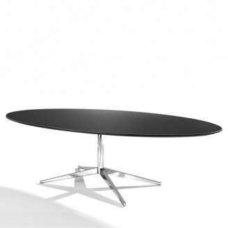 FLORENCE KNOLL TABLE DESK OVAL